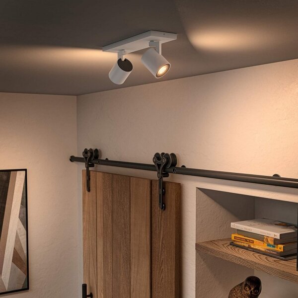 Philips - LED Stmievateľné bodové svietidlo Hue RUNNER 2xGU10/4,2W/230V + DO biela