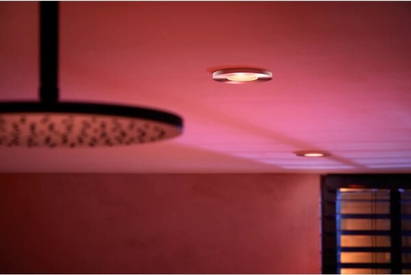 Philips-SADA 3x LED RGBW Stmievateľné kúpeľňové sv. Hue XAMENTO 1xGU10/4,2W IP44