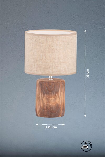 STOLNÁ LAMPA, E14, 20/35 cm - Interiérové svietidlá