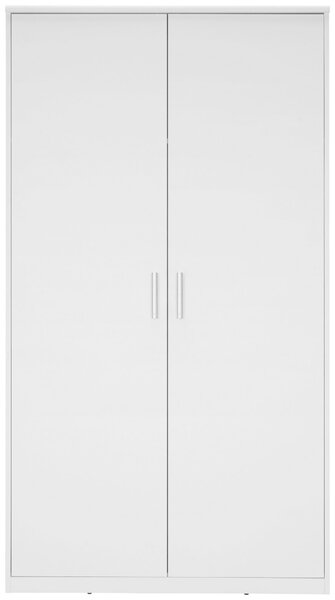 SKRIŇA S OTOČNÝMI DVERAMI, biela, 106/194/54 cm Xora - Skrine