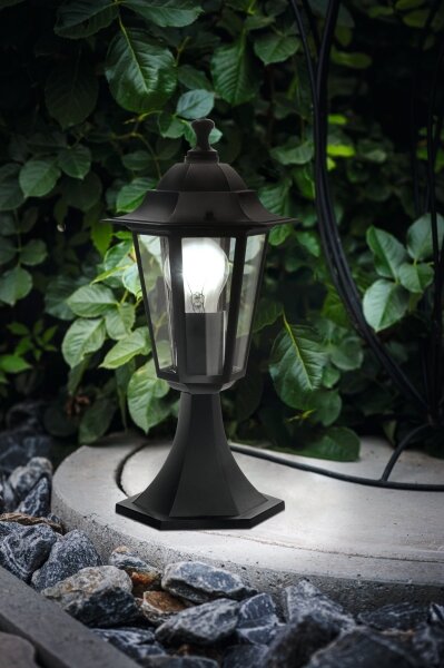 EGLO 22472 - Vonkajšia lampa LATERNA 4 1xE27/60W čierna IP44