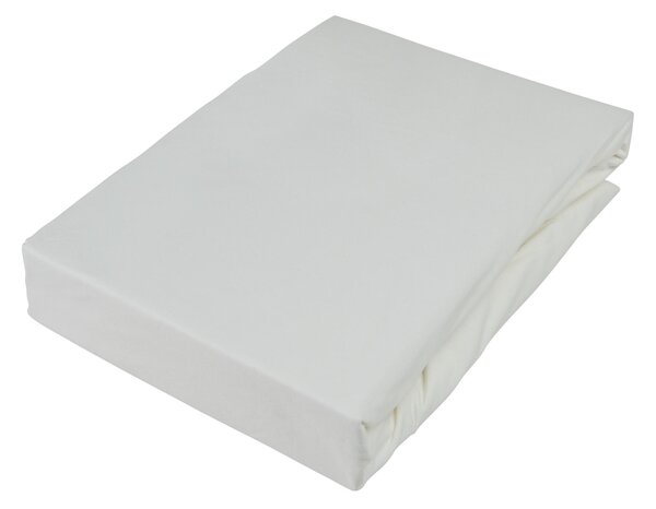 NAPÍN. PLACHTA NA TOPPER, džersej, krémová, 140/220 cm Novel - Obliečky & plachty