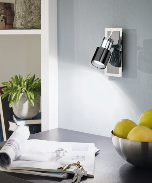 Eglo 30832 - LED bodové svietidlo DAVIDA 1 1xGU10/5W/230V čierna