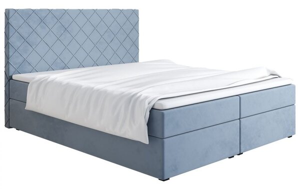 Čalúnená posteľ 140x200 LILLIANA 2 - modrá