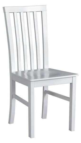 Jedálenska stolička KLAUS 1D - biela