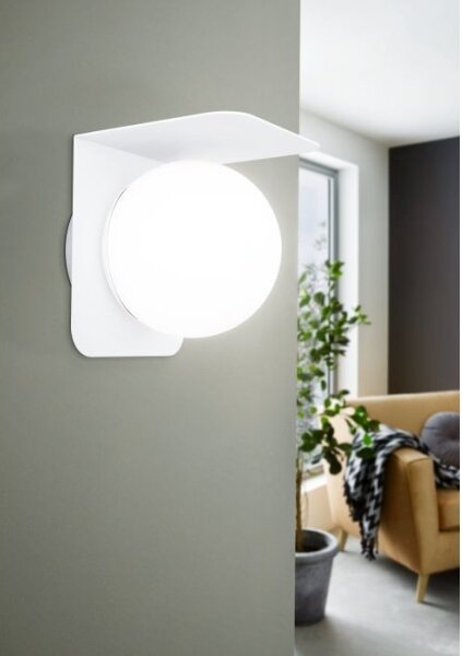Eglo 31052 - LED RGBW Vonkajšie svietidlo CORRIENTES 1xE27/9W/230V IP44 biela