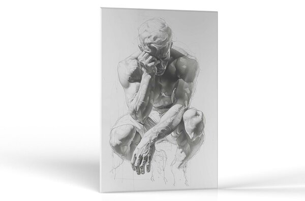Abstrakt Zamyslenie | Obrazy Vintessia Rozmery obdĺžnik: 20x30