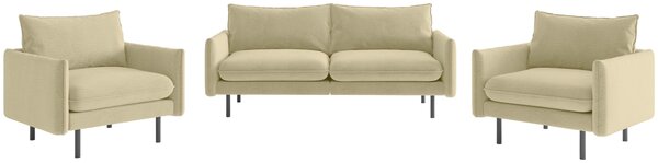 SEDACIA ZOSTAVA, textil, béžová Livetastic - Online Only obývacie izby, Online Only