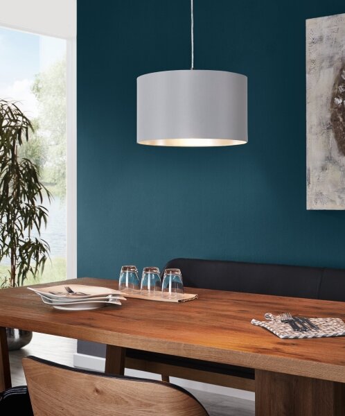 Eglo 31601 - Luster na lanku MASERLO 1xE27/60W/230V
