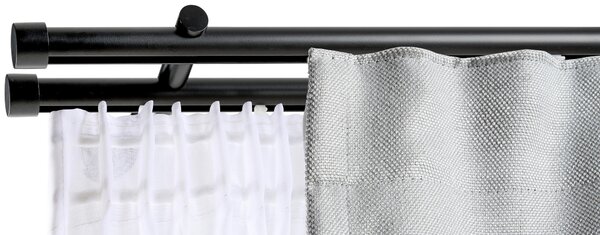 ZÁVESOVÁ TYČ S PRÍSLUŠENSTVOM 120 cm Homeware - Záclony & závesy