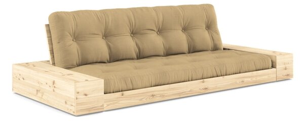 Rozkladacia pohovka v horčicovej farbe 244 cm Base – Karup Design
