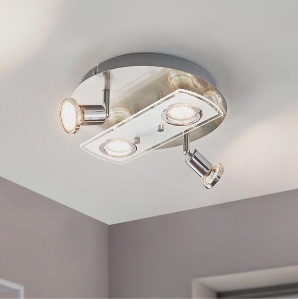 Eglo 32001 - LED stropné svietidlo PAWEDO 1 4xGU10-LED/3W/230V