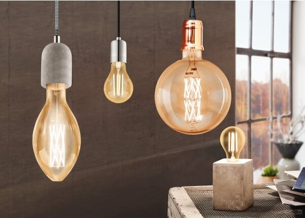 Eglo 32531 - Luster na lanku YORTH 1xE27/60W/230V