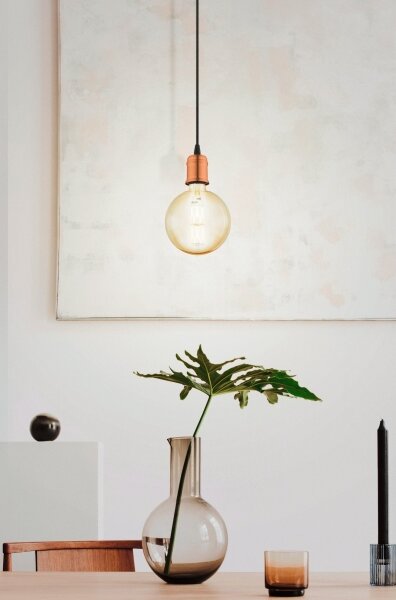 Eglo 32539 - Luster na lanku YORTH 1xE27/60W/230V