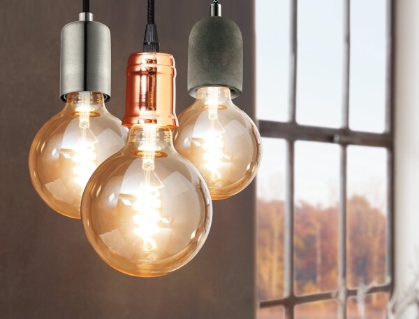 Eglo 32531 - Luster na lanku YORTH 1xE27/60W/230V
