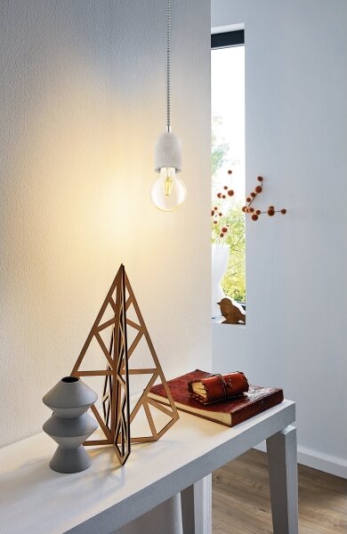 Eglo 32531 - Luster na lanku YORTH 1xE27/60W/230V