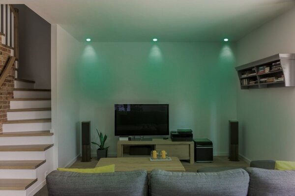 Eglo 32738 - LED RGB stmievateľné podhľadové svietidlo FUEVA-C LED/10,5W/230V