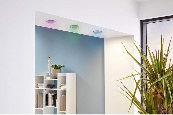 Eglo 32882-SADA 3x LED RGB stmievateľných podhľadových svietidiel FUEVA-C LED/3W/230V