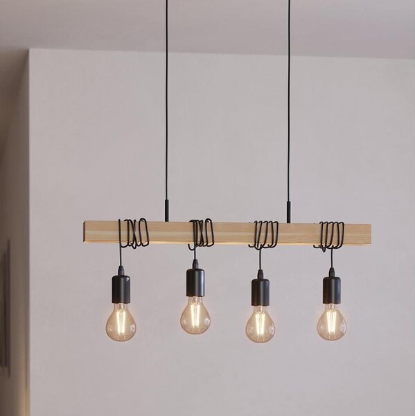 Eglo 32916 - Luster na lanku TOWNSHEND 4xE27/60W/230V