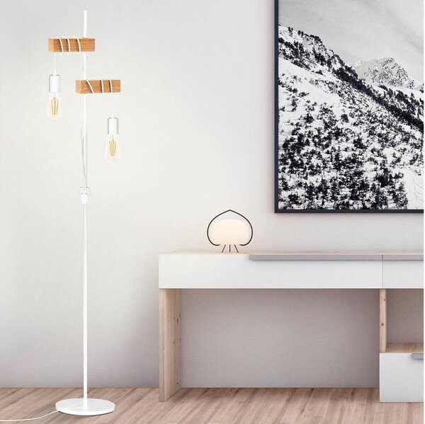 Eglo 33167 - Stojacia lampa TOWNSHEND 2xE27/10W/230V
