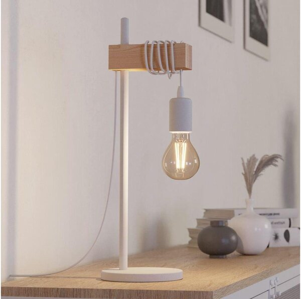 Eglo 33163 - Stolná lampa TOWNSHEND 1xE27/10W/230V