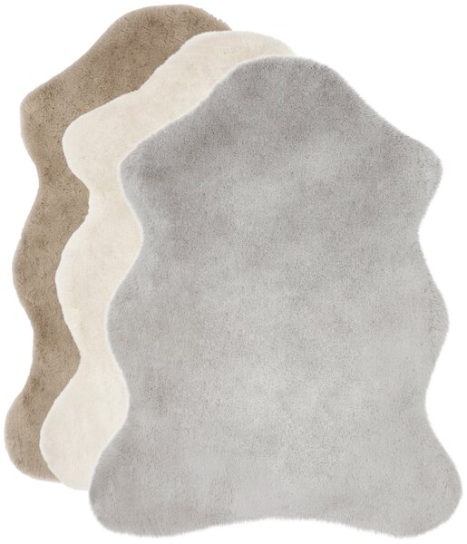 UMELÁ KOŽUŠINA, 90/110 cm, taupe Novel - Koberce