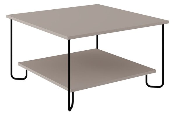 Sivý konferenčný stolík 80x80 cm Tonka – Marckeric