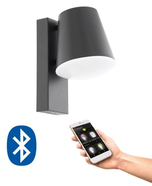 Eglo 33559 - LED Vonkajšie nástenné svietidlo CALDIERO-C 1xE27/9W/230V IP44