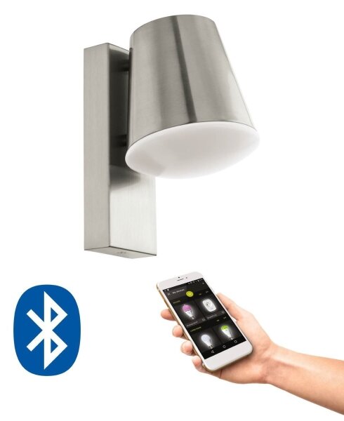Eglo 33562 - LED Stmievateľné nástenné svietidlo CALDIERO-C 1xE27/9W/230V IP44