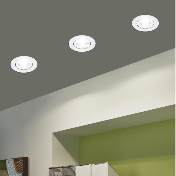 Eglo 33391 - SADA 3xLED Stmievateľné svietidlo SALICETO 3xLED/6W/230V biela