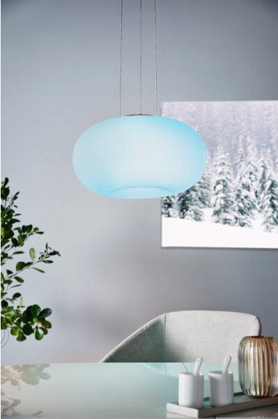 Eglo 33766 - LED RGBW Stmievateľný luster na lanku OPTICA-C LED/22W/230V