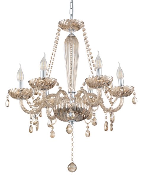 Eglo 39092 - Luster BASILANO 6xE14/40W/230V