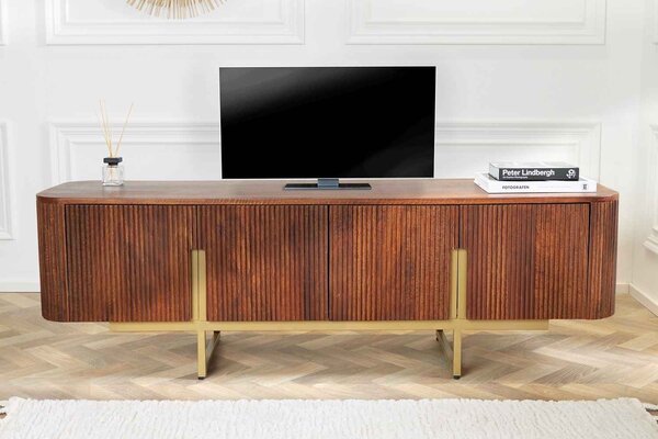 Dizajnový TV stolík Daichi 160 cm mango