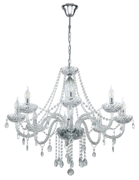 Eglo 39101 - Luster BASILANO 1 8xE14/40W/230V