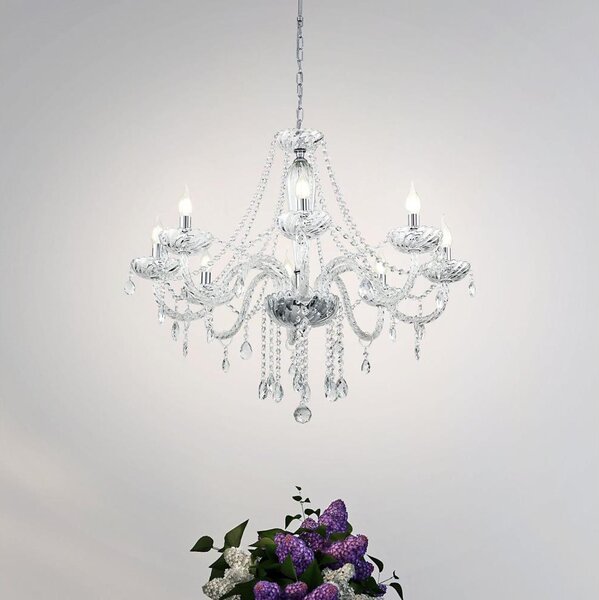 Eglo 39101 - Luster BASILANO 1 8xE14/40W/230V