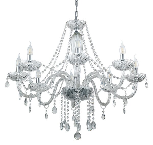 Eglo 39101 - Luster BASILANO 1 8xE14/40W/230V