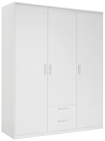 SKRIŇA S OTOČNÝMI DVERAMI, biela, 157/194/54 cm Xora - Skrine
