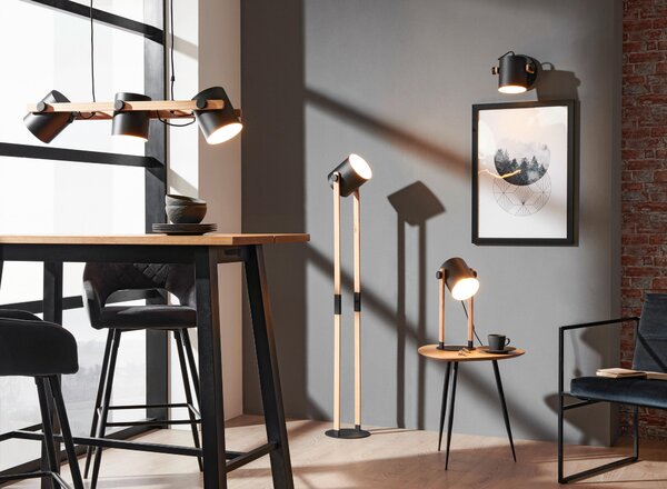STOLNÁ LAMPA, E27, 21/18/42 cm Eglo - Interiérové svietidlá