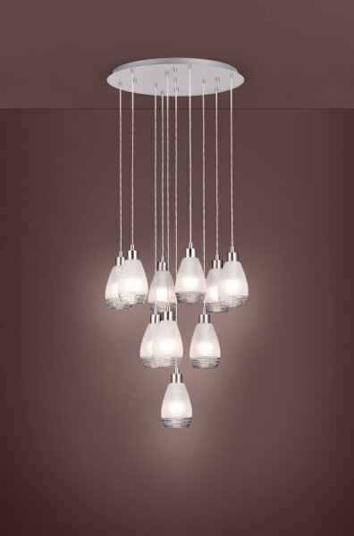 Eglo 39503 - Luster na lanku SIRACUSA 10xE27/60W/230V