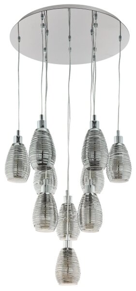 Eglo 39506 - Luster na lanku SIRACUSA 10xE27/60W/230V