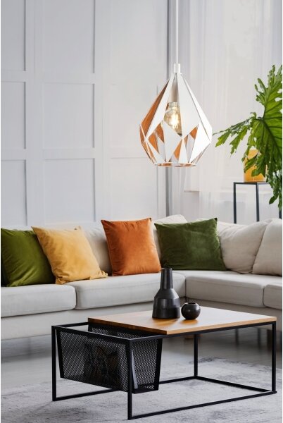 Eglo 43001 - Luster na lanku CARLTON 1xE27/60W/230V