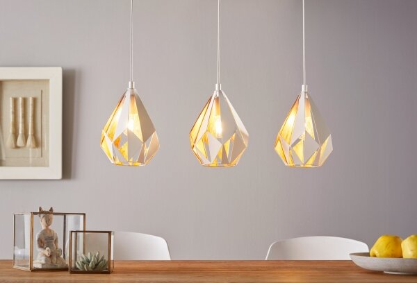 Eglo 43002 - Luster na lanku CARLTON 3xE27/60W/230V
