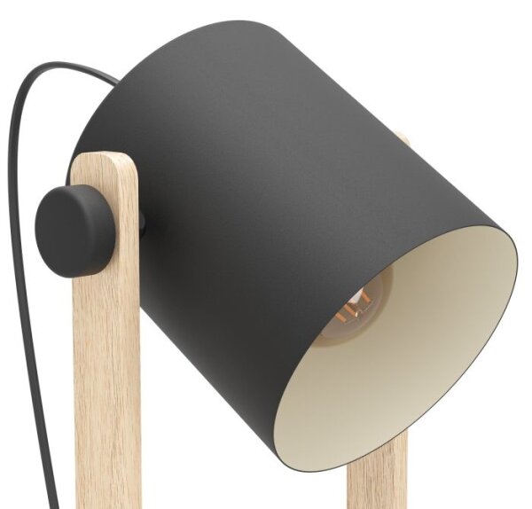 Eglo 43521 - Stojacia lampa HORNWOOD 1xE27/28W/230V