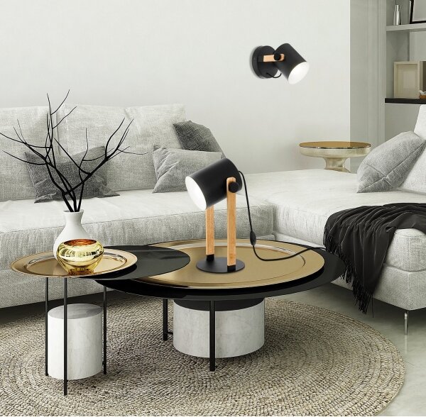 Eglo 43518 - Nástenné svietidlo HORNWOOD 1xE27/28W/230V