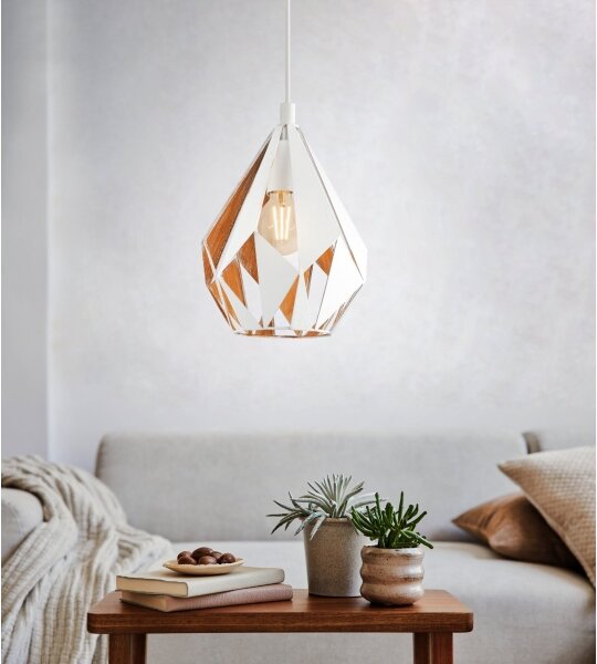 Eglo 43001 - Luster na lanku CARLTON 1xE27/60W/230V