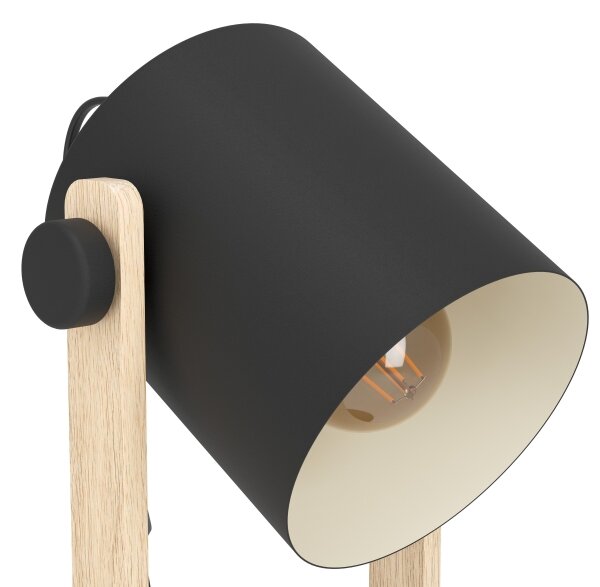 Eglo 43519 - Stolová lampa HORNWOOD 1xE27/28W/230V