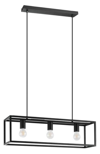 Eglo 43032 - Luster na lanku ELDRICK 3xE27/40W/230V čierna