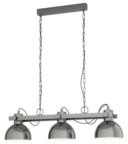 Eglo 43168 - Luster na reťazi LUBENHAM 3xE27/28W/230V
