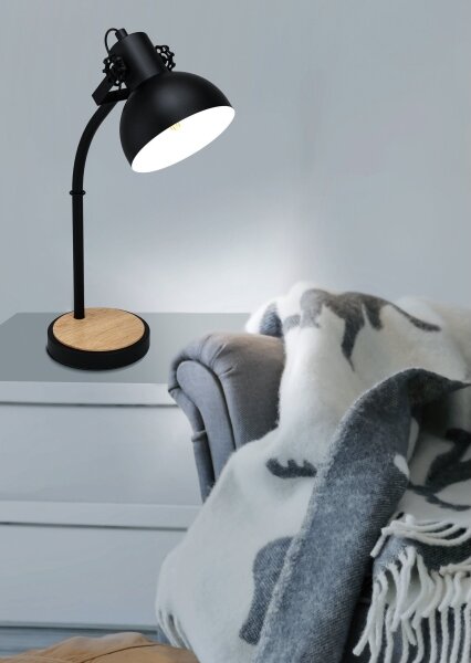 Eglo 44058 - Stolná lampa LUBENHAM 1xE27/28W/230V