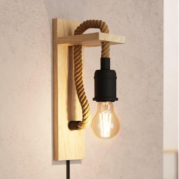 Eglo 43197 - Nástenné svietidlo RAMPSIDE 1xE27/28W/230V